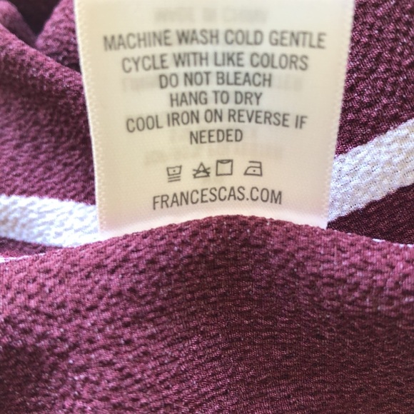 Francesca’s Blue Rain Women’s Charlie Striped Paper Bag Waist Jumpsuit - Picture 7 of 8